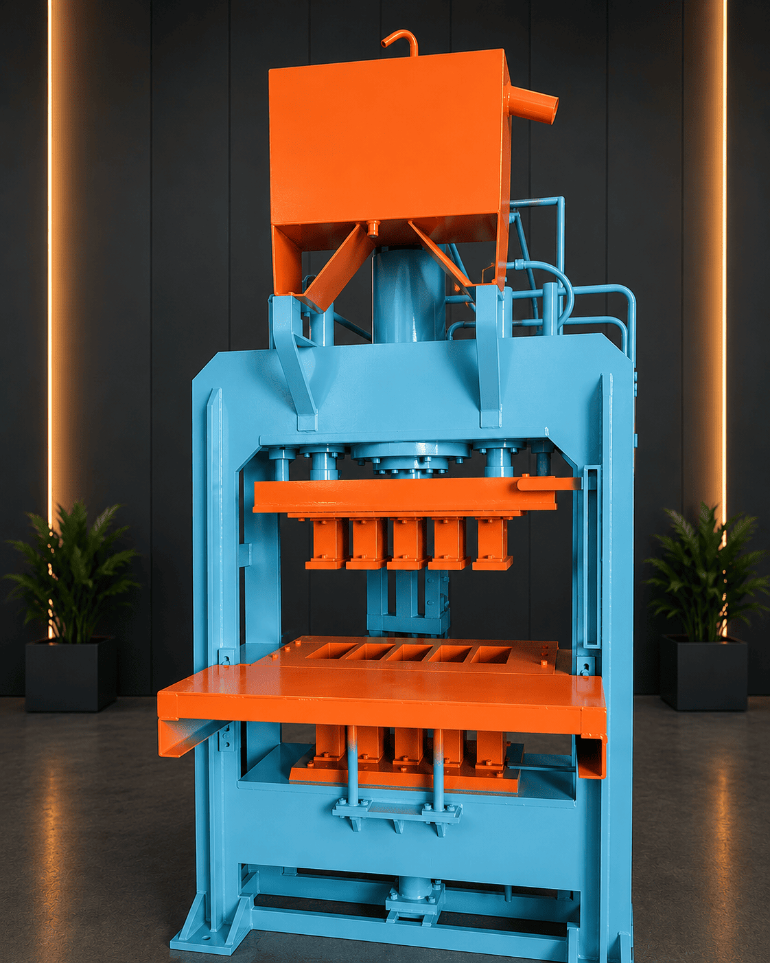 5 KVT Metal-to-Metal Bricks Making Machine