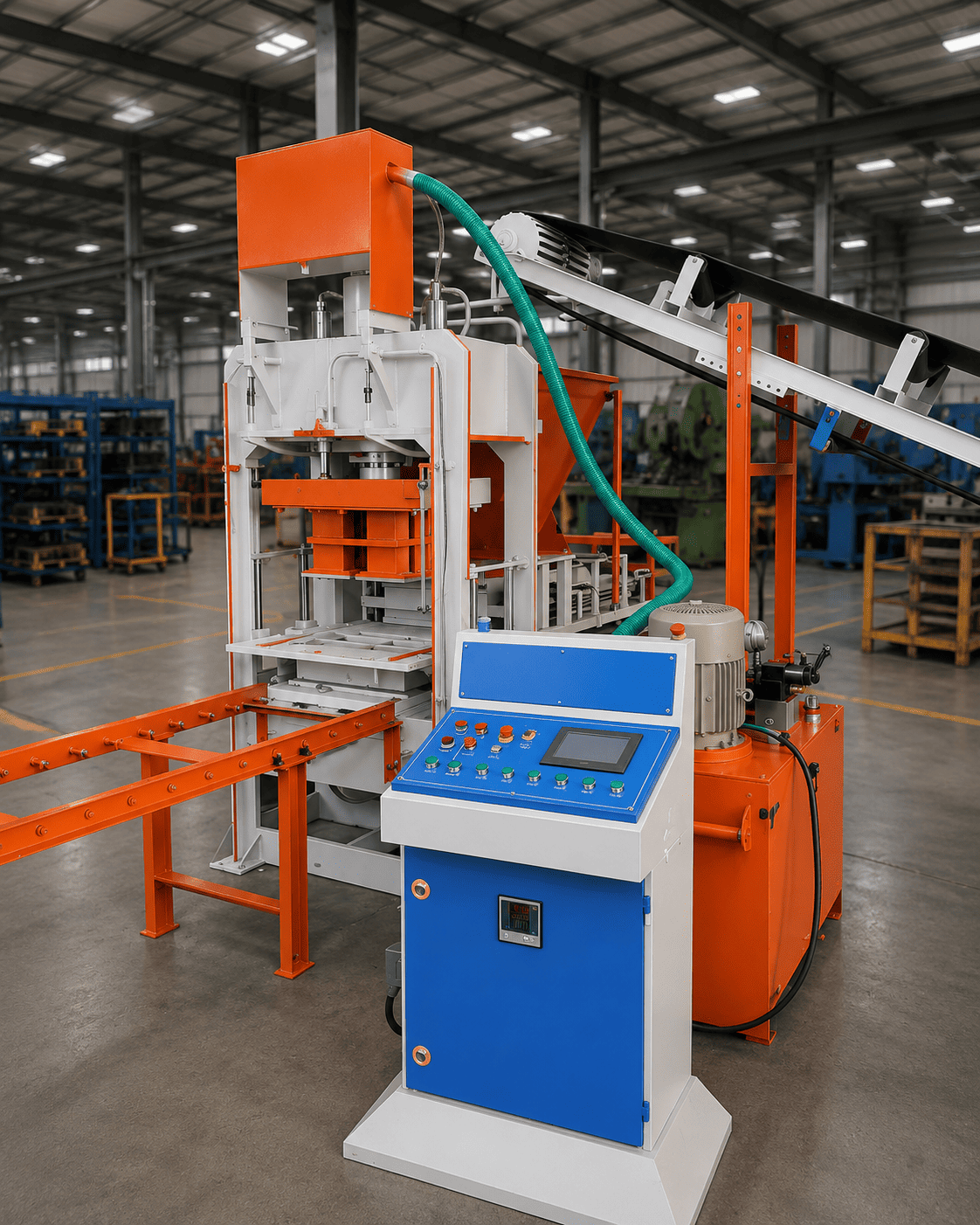 6 KVT Heavy Duty Full Automatic Bricks Making Machine
