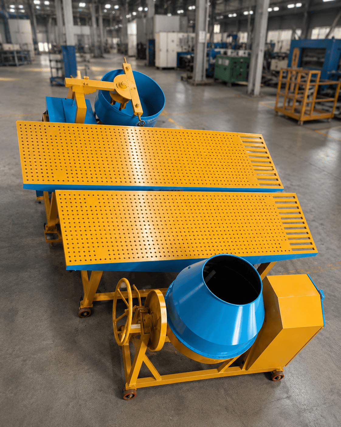 Paver Block Vibrating Table Machine