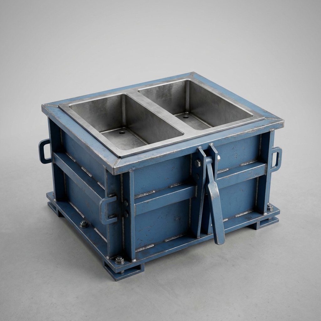 Solid Concrete Block Mould